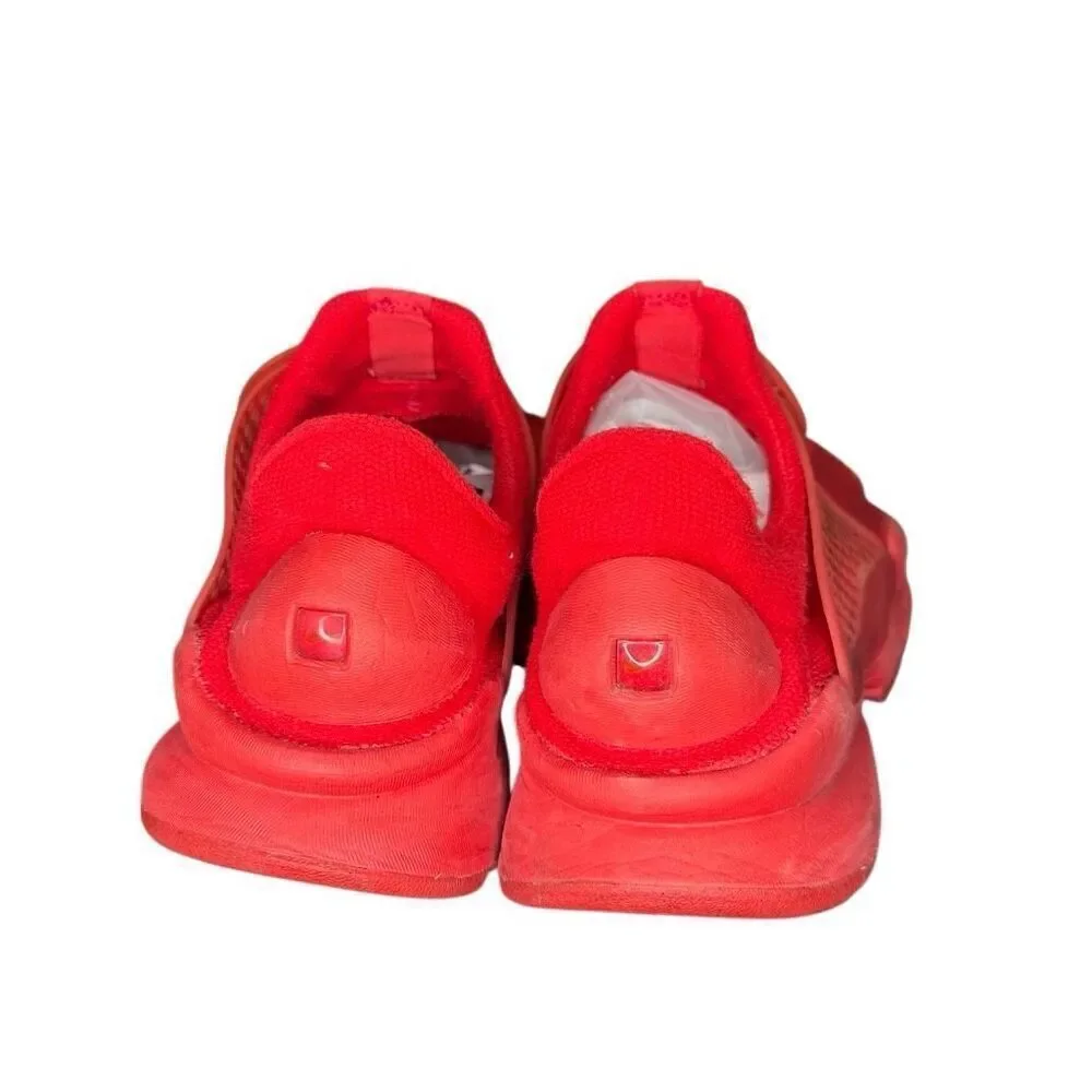 Nike Mens Sock Dart 819686-600 Red Running Shoes Sneakers Size 9